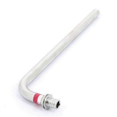 Угол 20 x 15 мм с трубкой 500 мм из нержавеющей стали REHAU для подключения радиатора