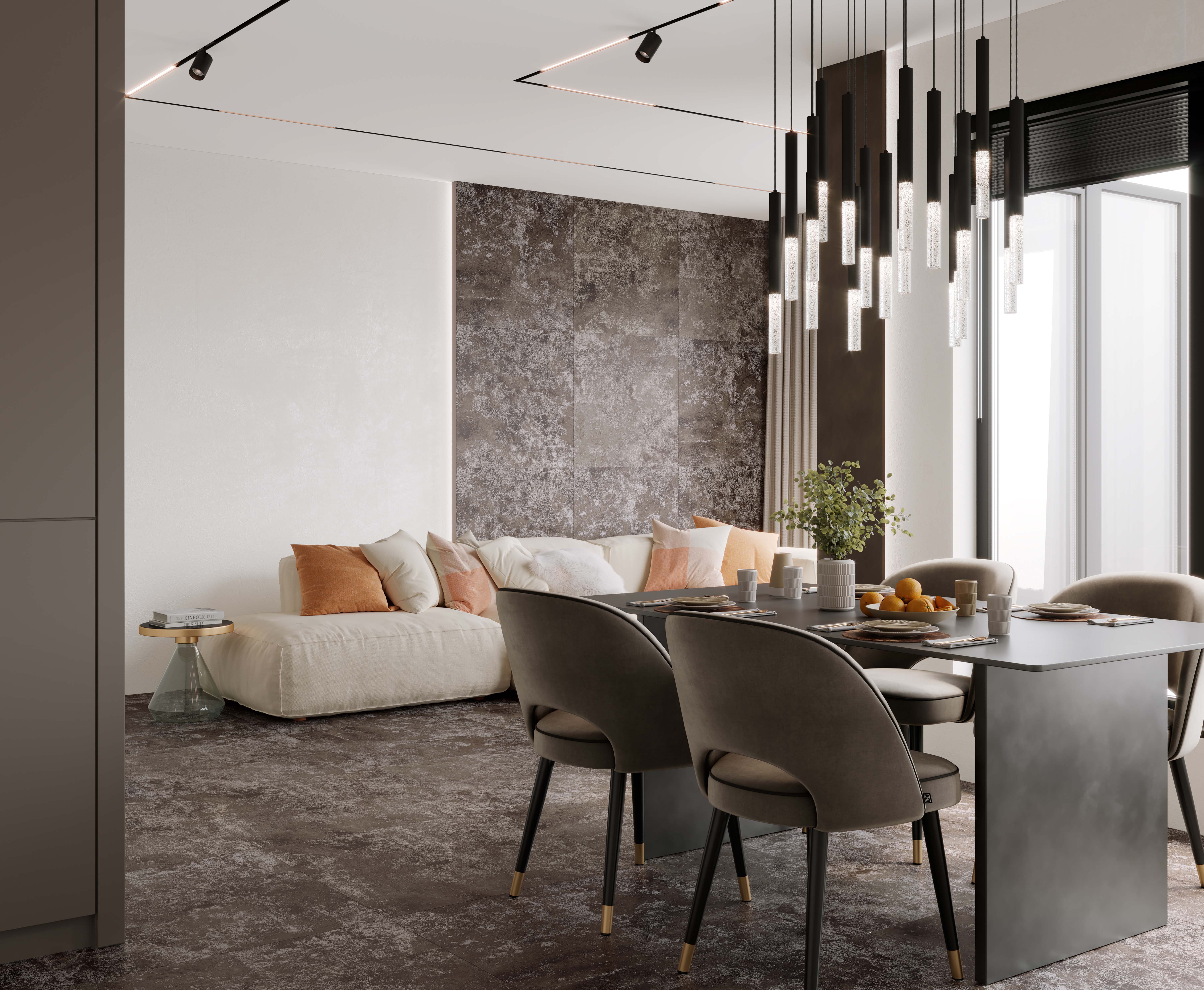 Milkiway antracite керамогранит металлизированный 60x120