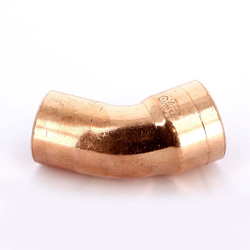 Угол однораструбный 45° VIEGA пайка 18 мм медный