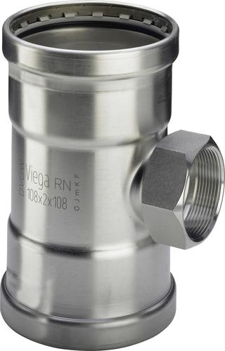 Тройник пресс-В 108x3/4"x108 нержавеющая сталь Sanpress Inox VIEGA