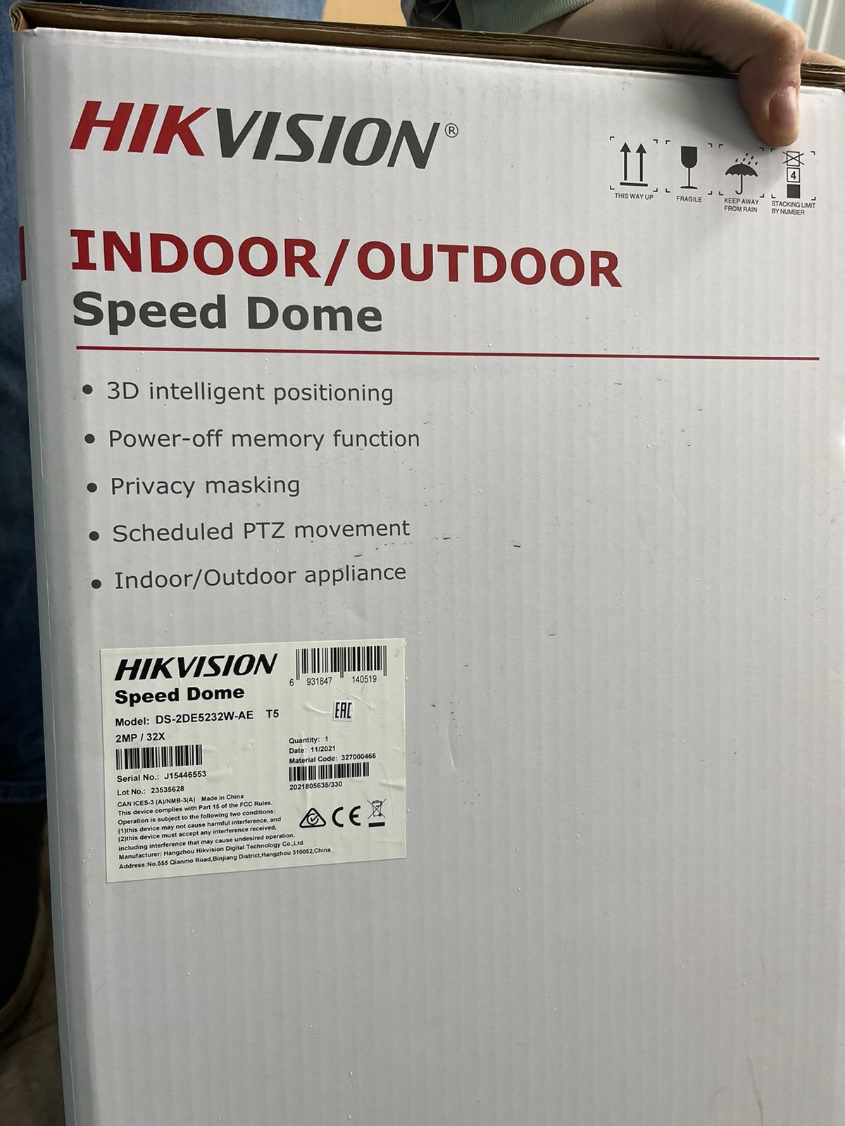 Поворотная IP-камера Hikvision DS-2DE5232W-AE (T5) Черная (RAL 9005)