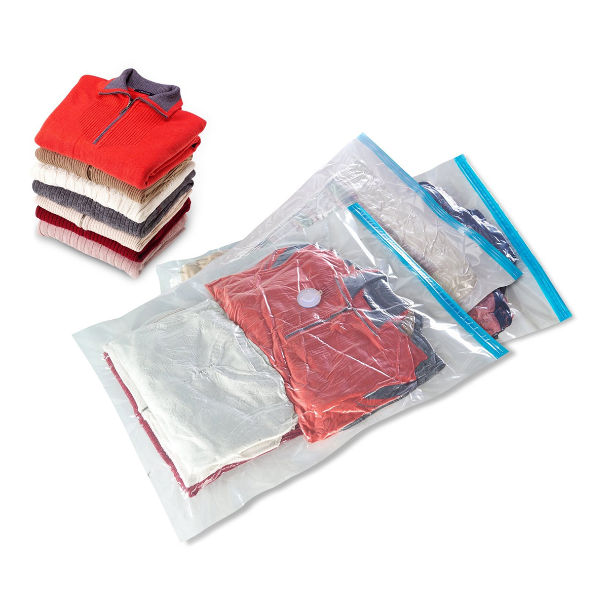 вакуумные пакеты для одежды с вешалкой