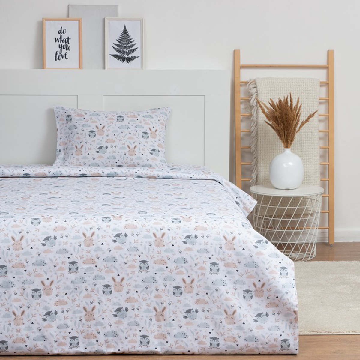 Постельное белье "lovelife" лужайка 1,5 сп. (бязь) (1) 7451263