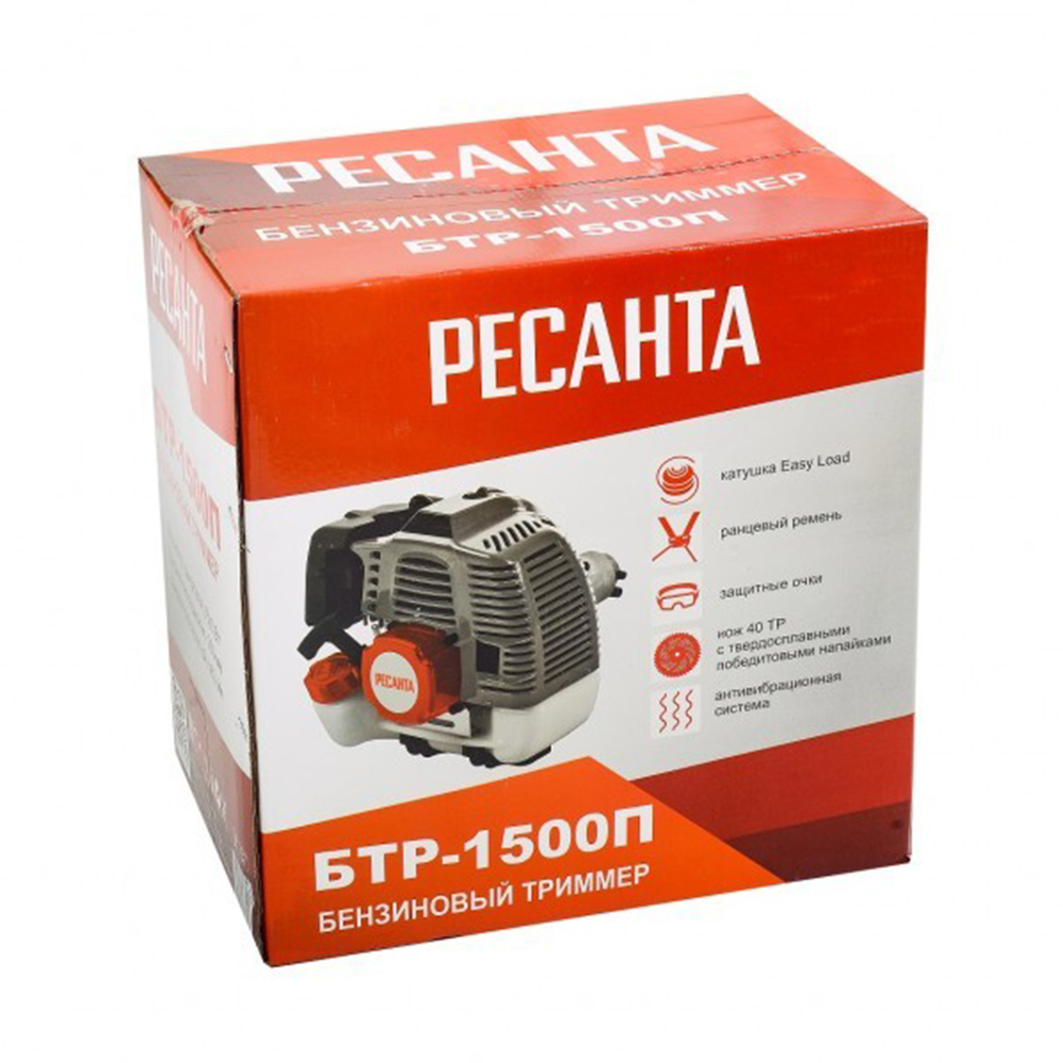 Триммер бензиновый бтр-1500п (1) "ресанта"