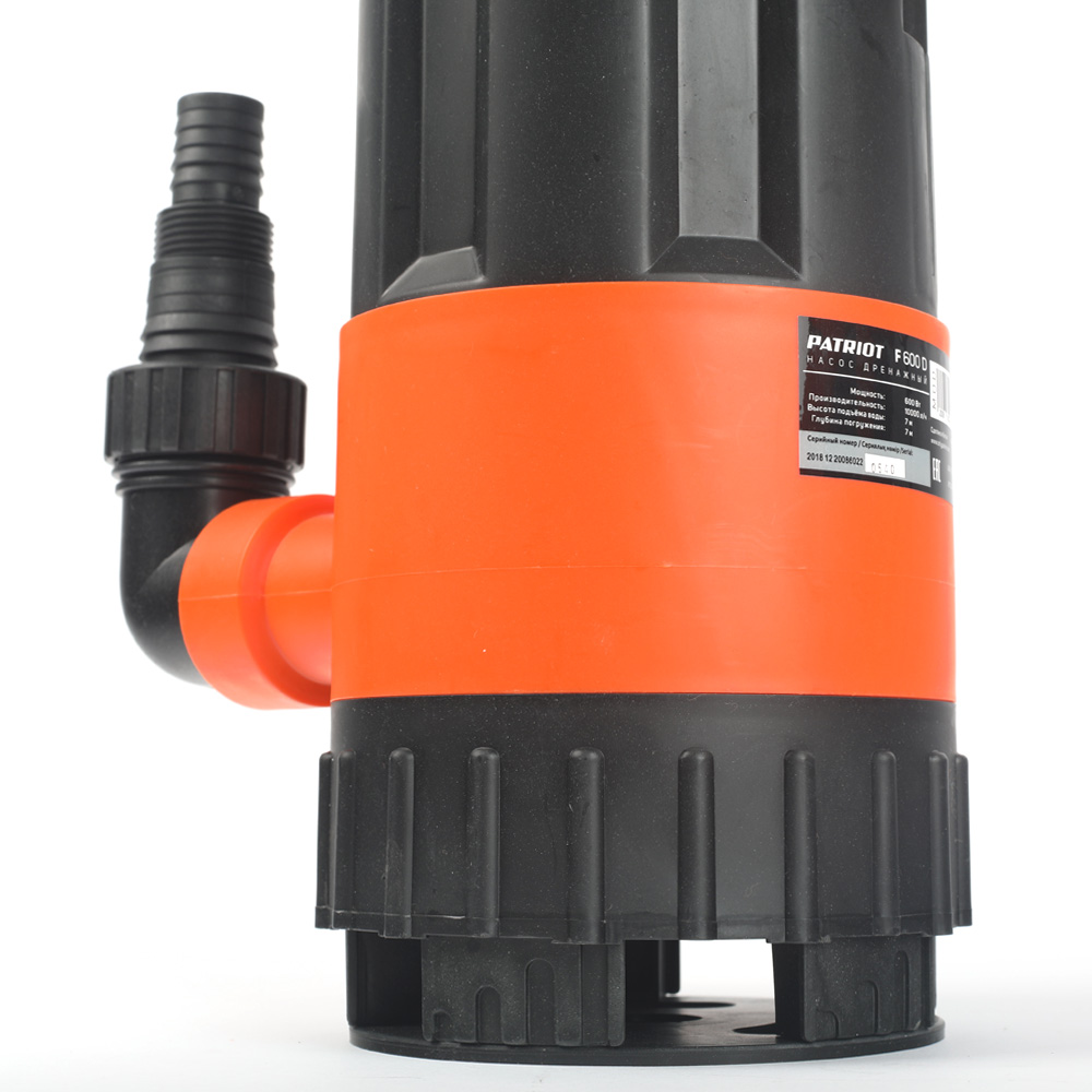 Насос дренажный f-600d  600 вт (для чистой и грязной воды) (1/4) "patriot" 315302406