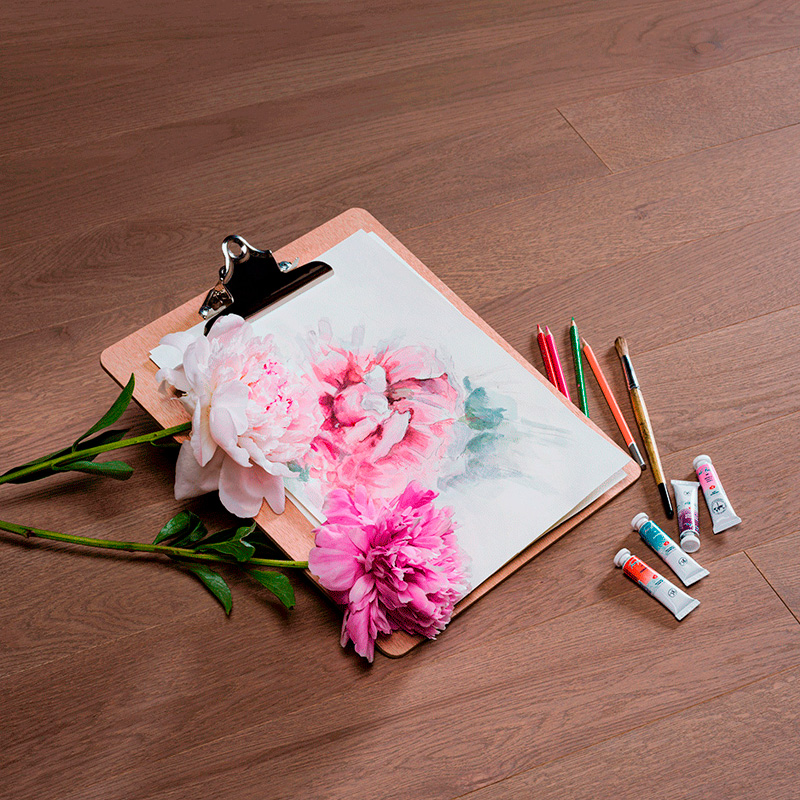 Паркетная доска Coswick Авторская 3-х слойная CosLoc 1153-1567 Серый шпинель (Порода: Дуб)