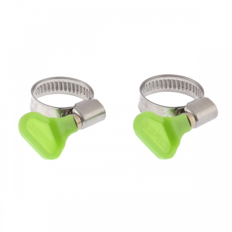 Хомуты металлические элемент крепления с формой ключа 20-32 мм, 2 шт Сибртех (47651)