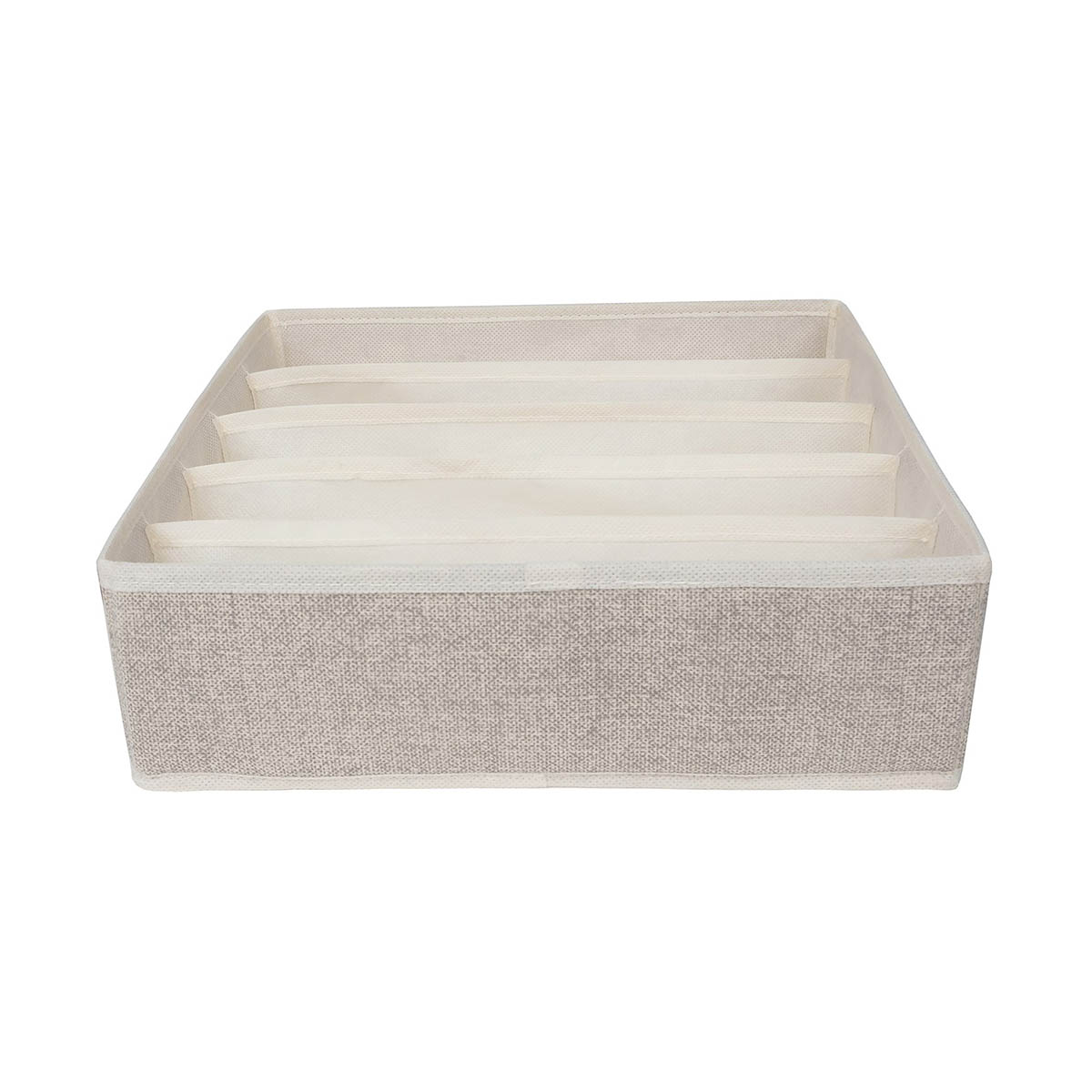 Органайзер для белья "linen" 32*32*10 см, 5 секций (1/48) "eg"