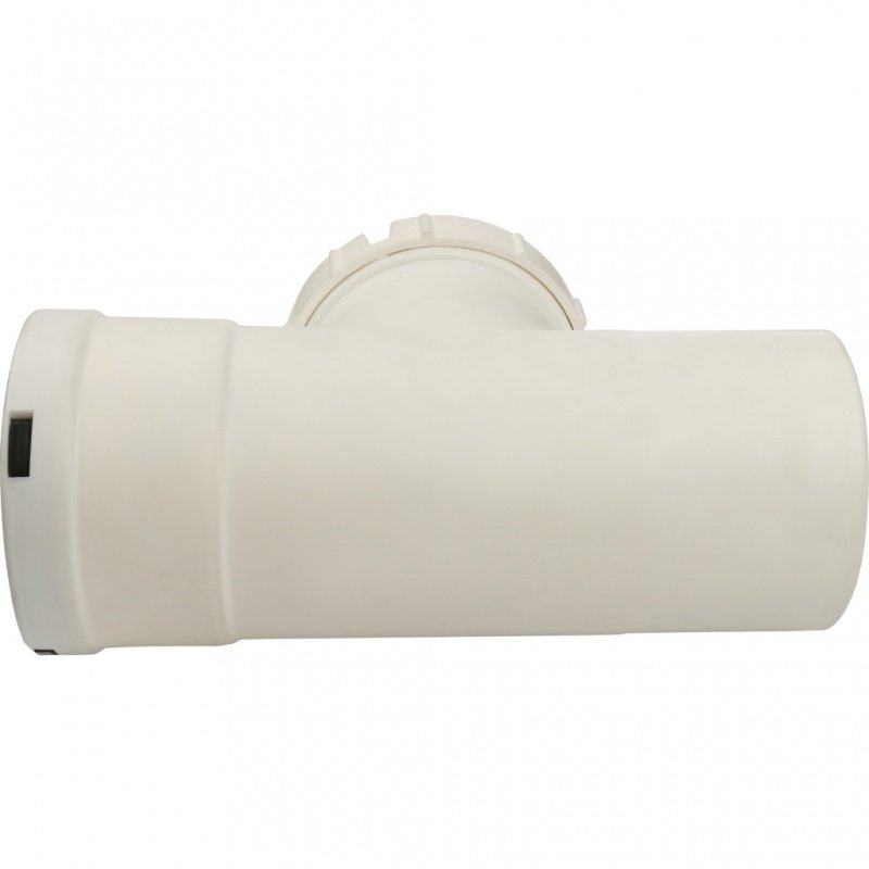 Тройник дымохода с ревизией D=80 для конденсационных котлов STOUT