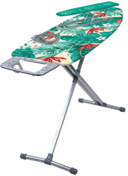 Доска гладильная "ника 10+" (тропич. листья) 122 х 40 см (1/3)  металл  "ника" н10+/2