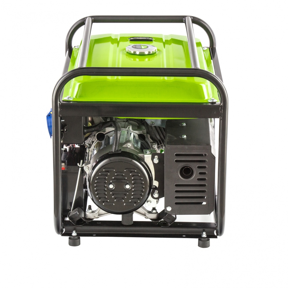 Генератор бензиновый БС-6500Э, 5.5 кВт, 230В, четырехтактный, 25 л, электростартер Сибртех (94548)