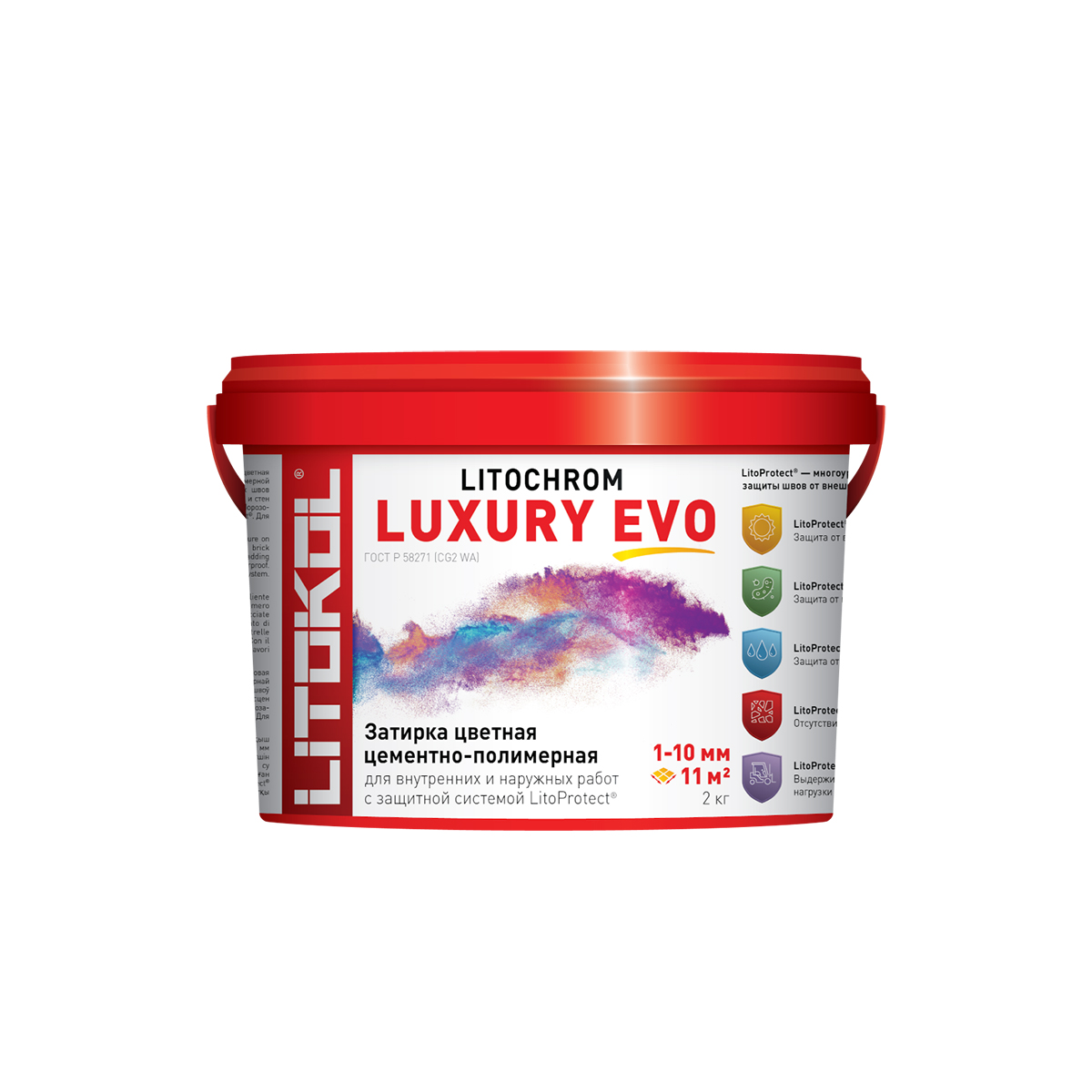 Затирка "litochrom luxury evo" lle.230 багамы, ведро 2 кг (1) litokol