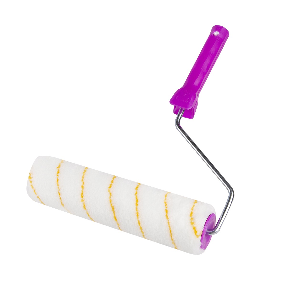 Валик полиакрил профи  d48/250 мм (ворс 12 мм) бюгель 8 мм (в сборе) (1/36)  "krafor" 018-0250