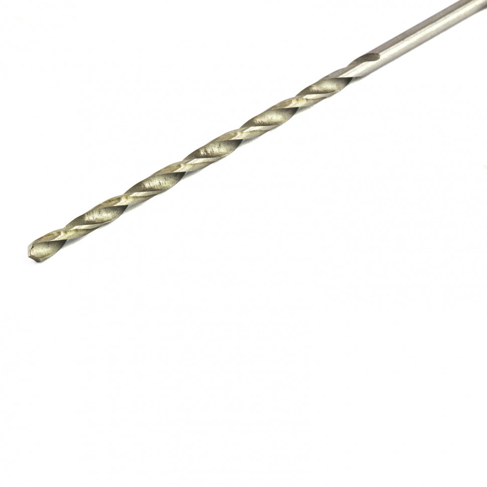 Сверло по металлу, 3.2 х 106 мм, полированное, удл, HSS, 10 шт, цилиндрический хвостовик Matrix (715032)