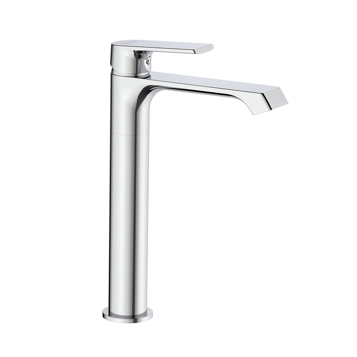 Смеситель для умывальника f1071-2 монолитный, высокий, хром (1/10) "frap"