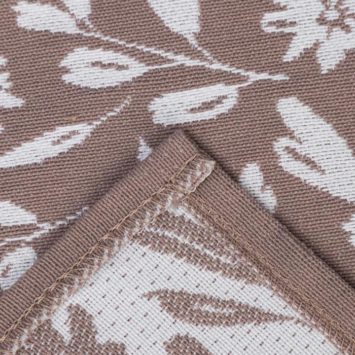 Салфетка сервировочная "этель" flowers brown 30*45 см (1/104) 6705299