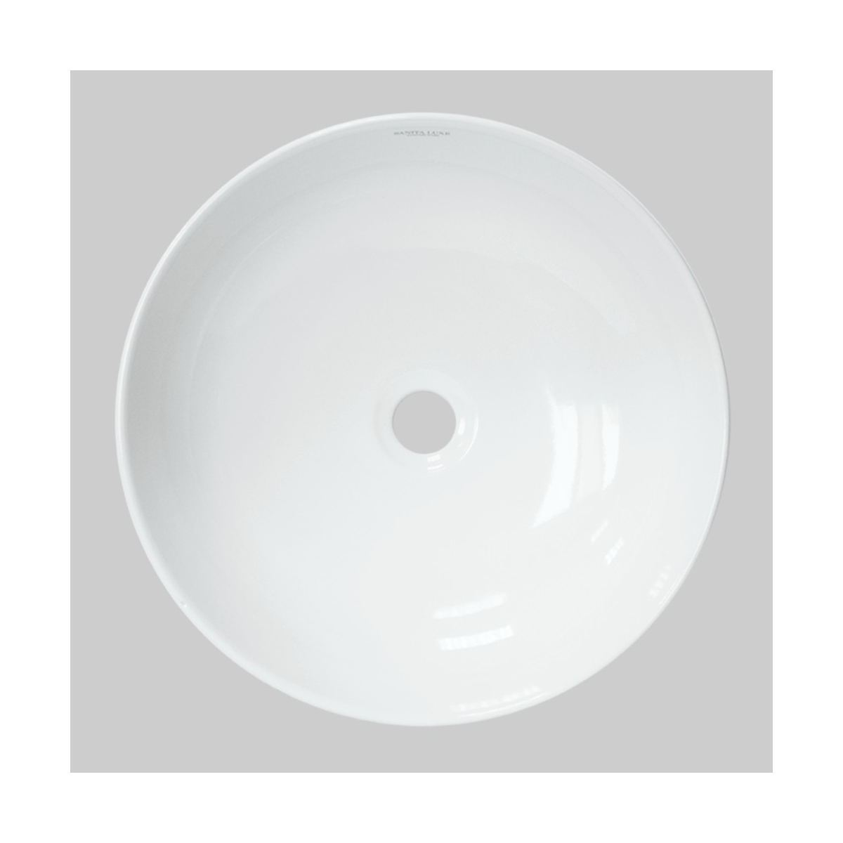 Раковина накладная "best slim" уп белая "sanita luxe"  wb.ct/best/40-n.slim/wht.g/s1