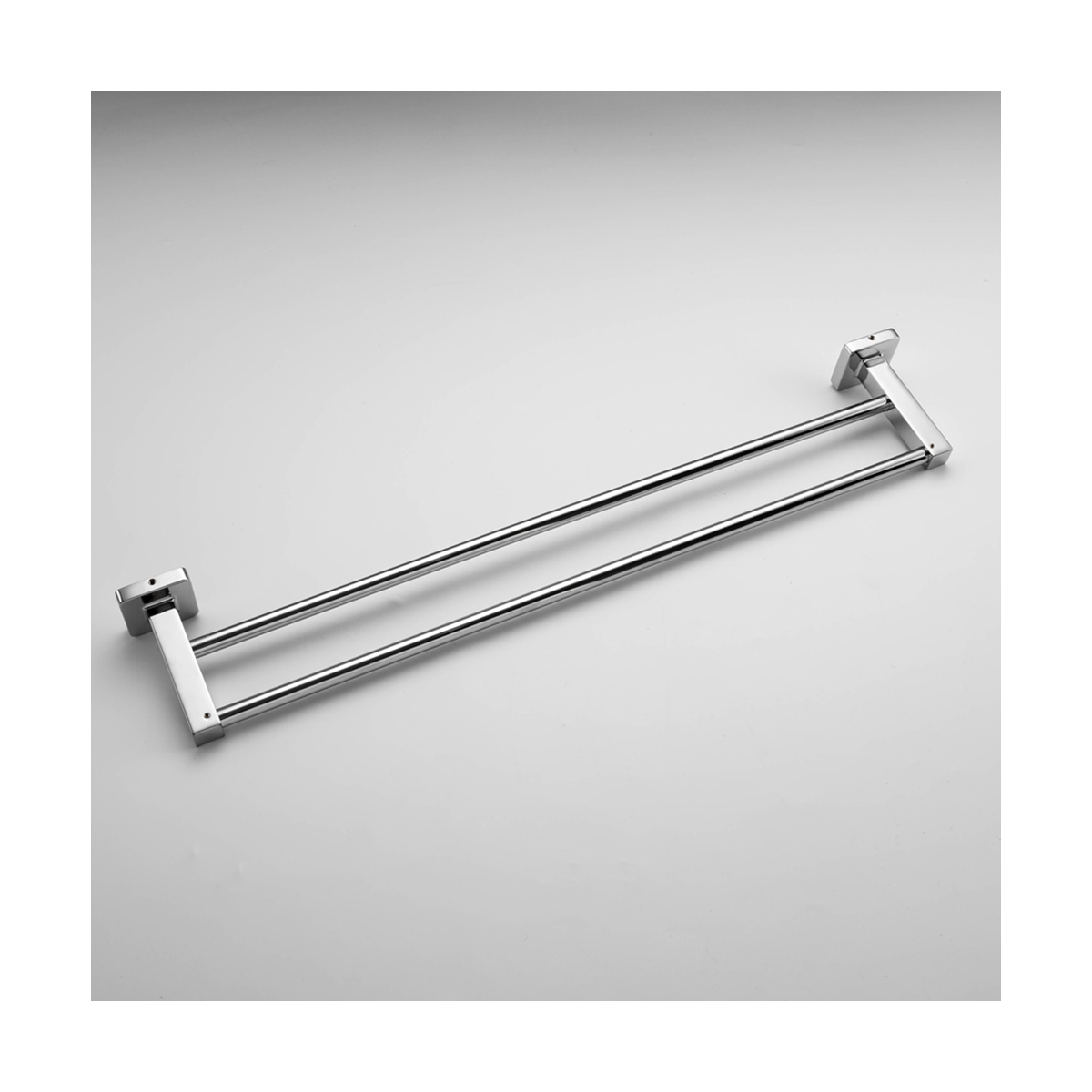 Полотенцедержатель двойной r15009 (нерж.сталь), хром (1/10/30) "frud"