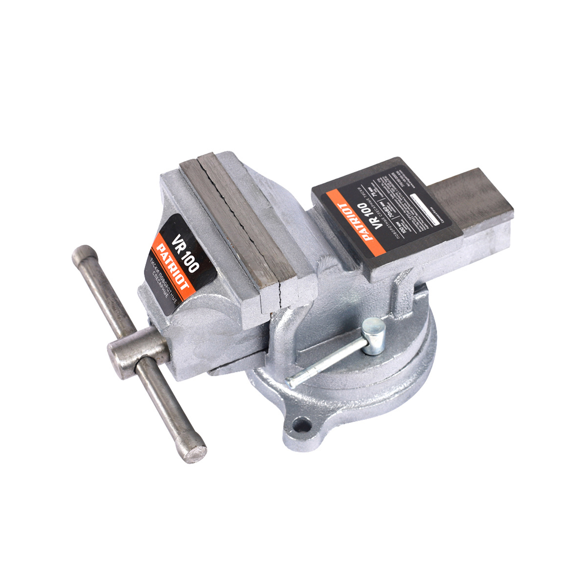 Тиски слесарные поворотные vr 100 (1) "patriot" 770000005