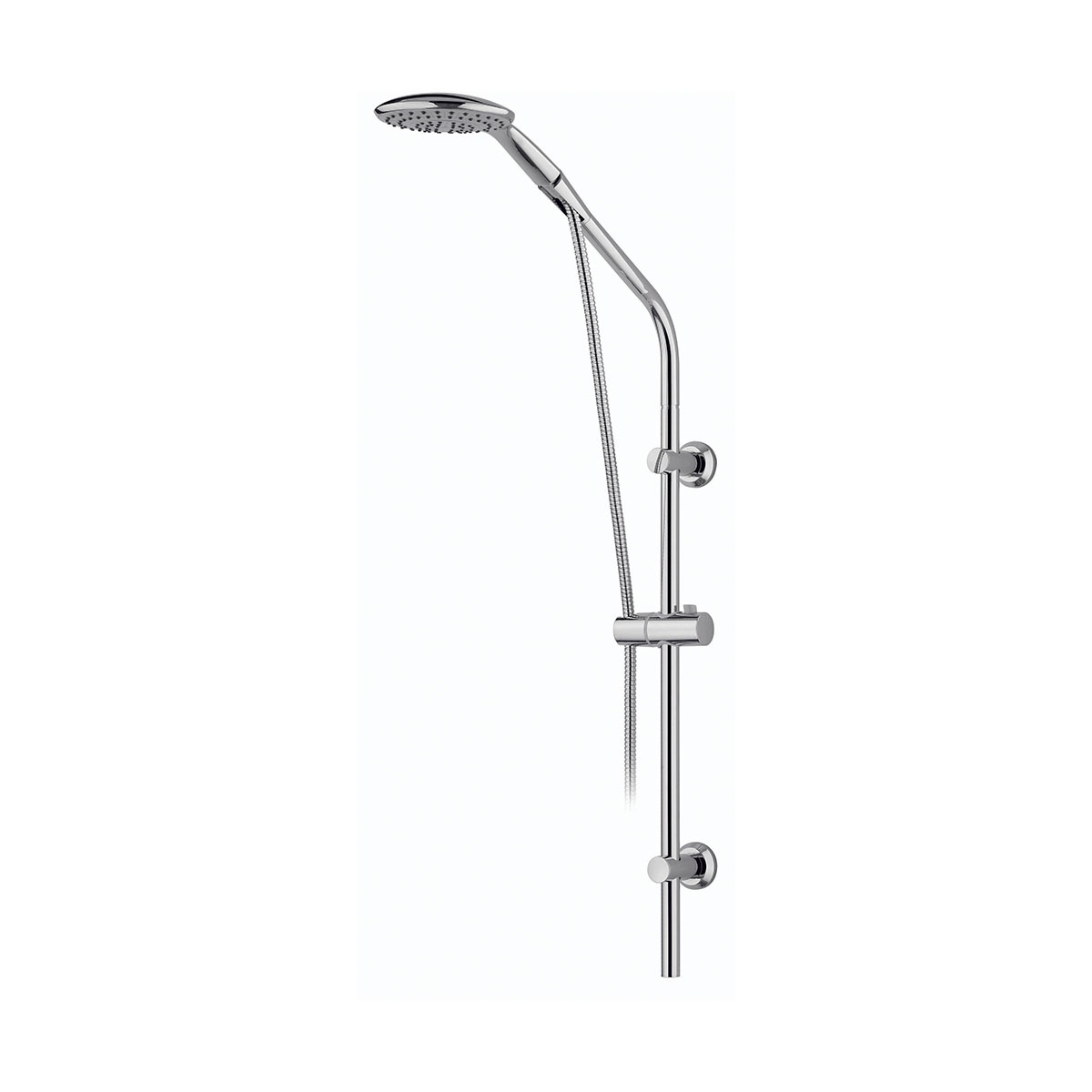 Душевой гарнитур sss1401 (стойка с верхним держателем, лейка, шланг) (1/12) "esko"