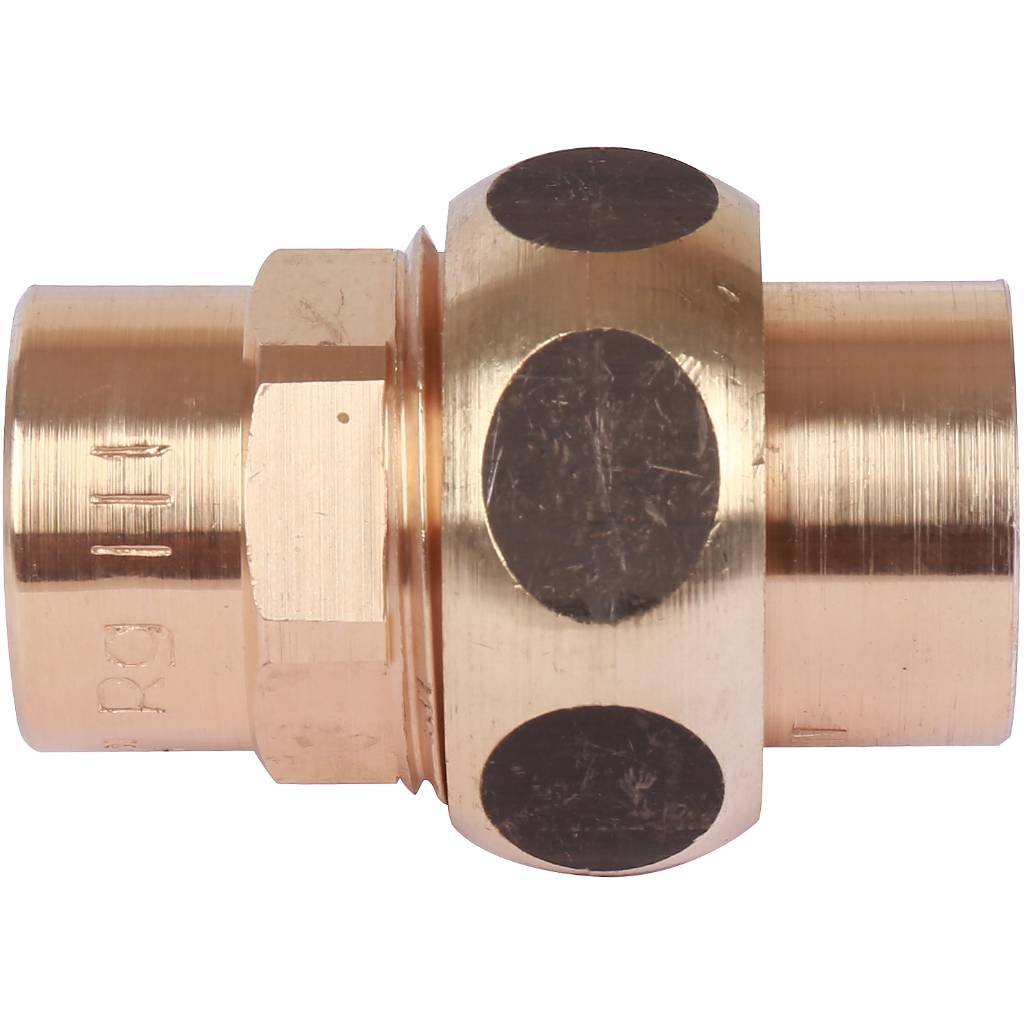 Американка (сгон) 18 мм уплотнение конус SANHA под пайку бронзовая 1434018