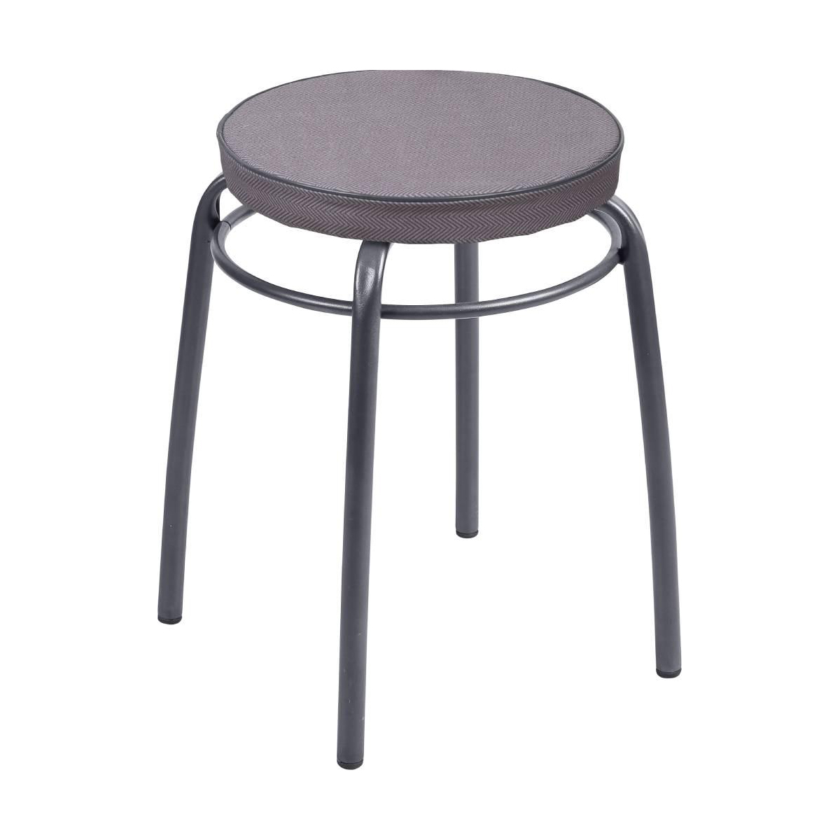 Табурет "haushalt" нт2/н (в ёлочку) мягкое круглое сиденье 32 см (1/5) "ника"