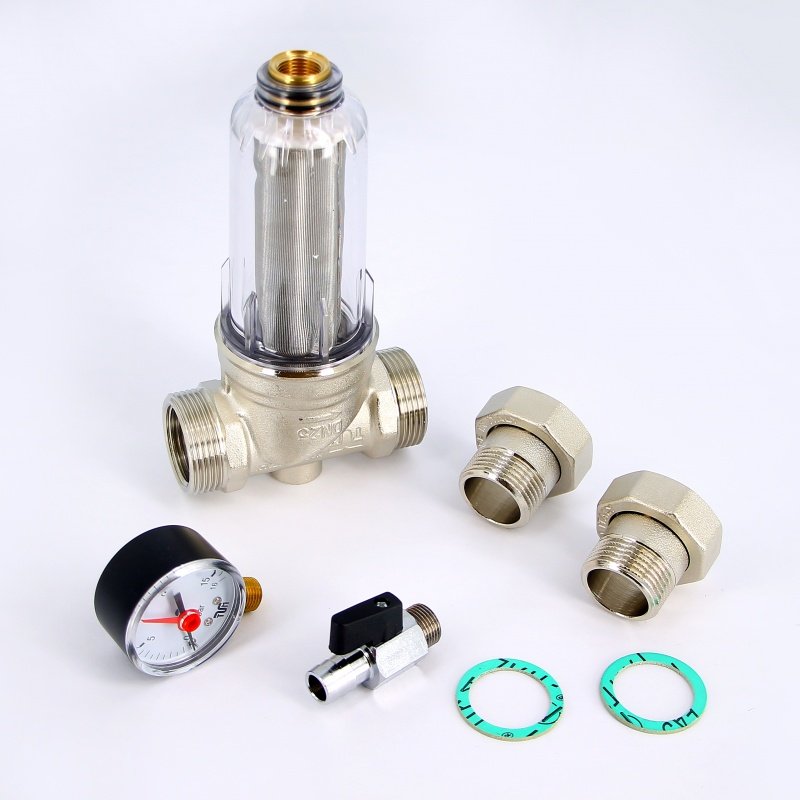 Фильтр магистральный промывной TIEMME 3/4" для холодной воды