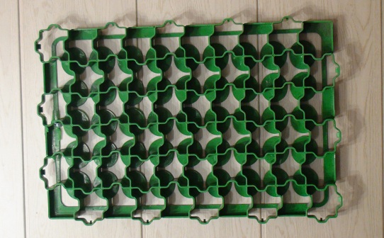 Газонная решетка зеленая 600х400х50