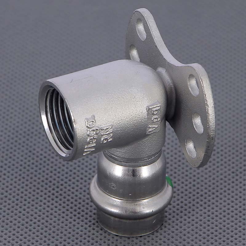 Водорозетка пресс 18х1/2' нержавеющая сталь Sanpress Inox VIEGA