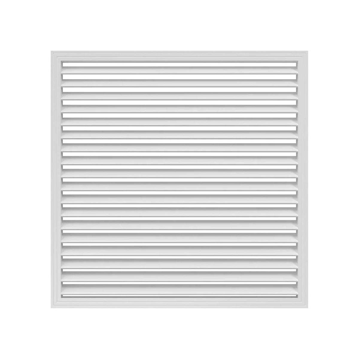 Решетка вентиляц. 600 х 600 мм пласт. белая (1/5) "эра" п6060р