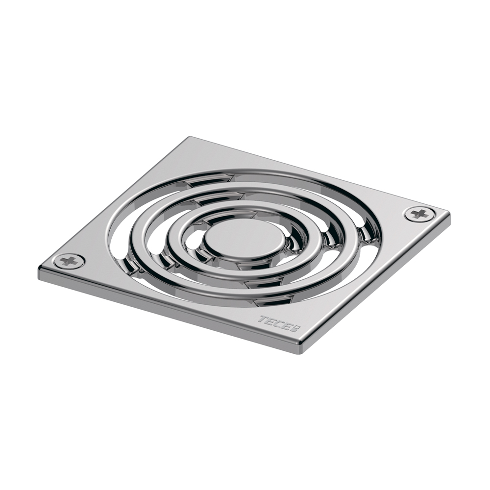 Комплект точечного трапа с сифоном DN 50, с декоративной решеткой TECE