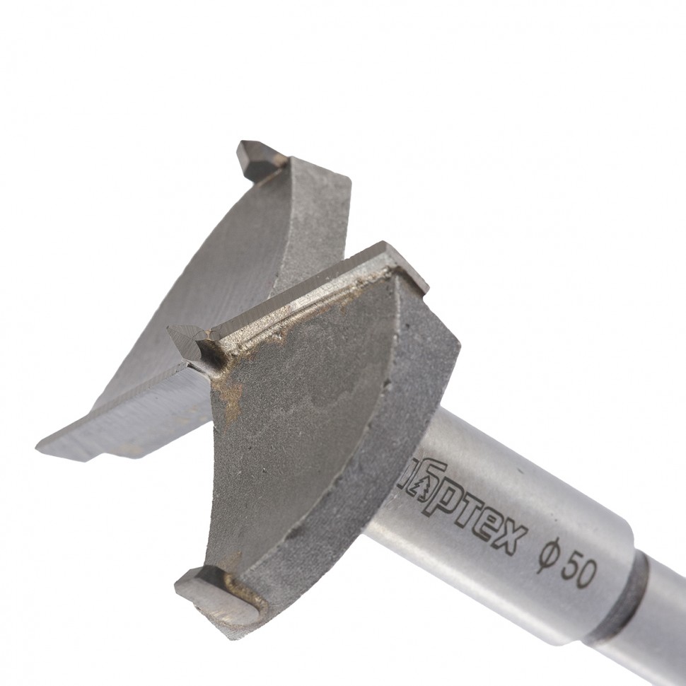 Сверло Форстнера по дереву, 50 мм, цилиндрический хвостовик Сибртех (704850)