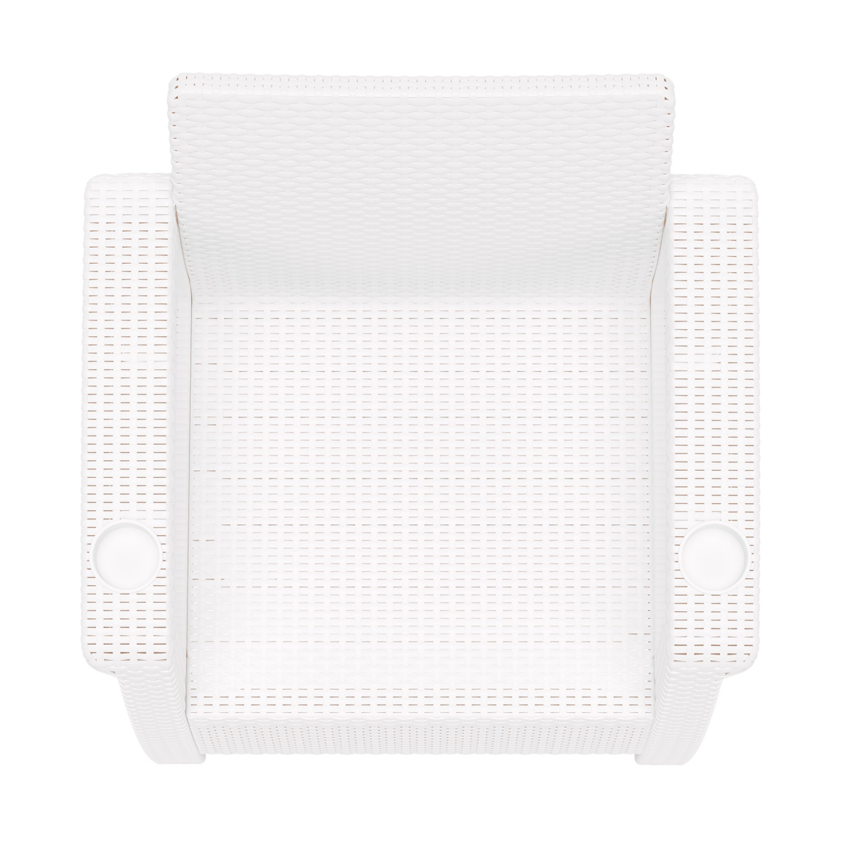 Кресла пласт. "ротанг плюс" набор 2 шт. (белый) (1) "альтернатива" м8419