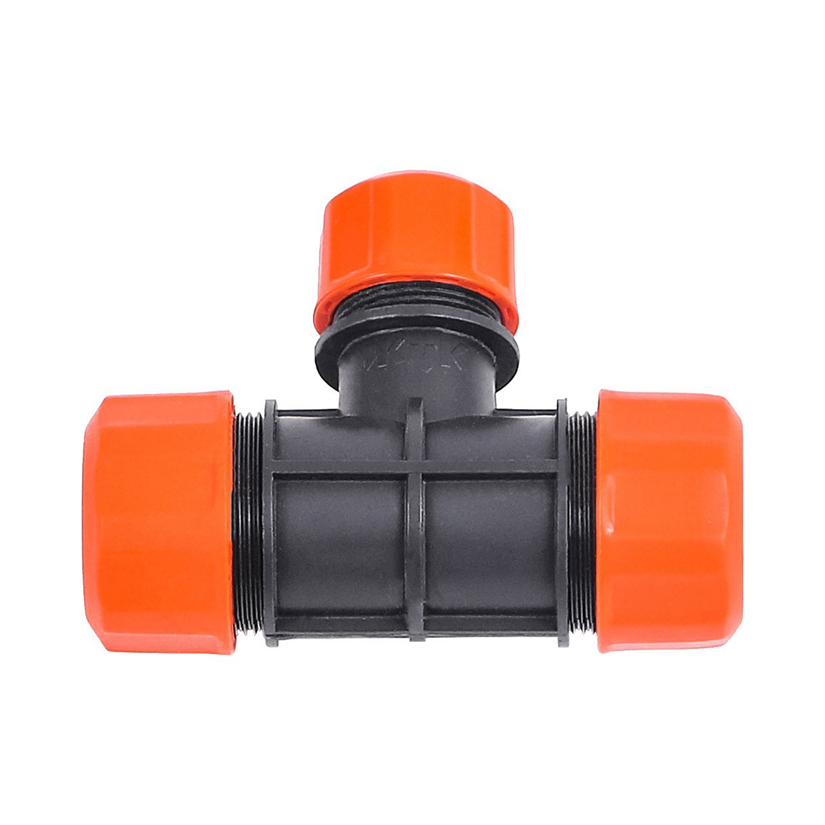 Тройник для соединения шлангов 3/4"-3/4"-1/2" цанговый (1/25/100) "жук"