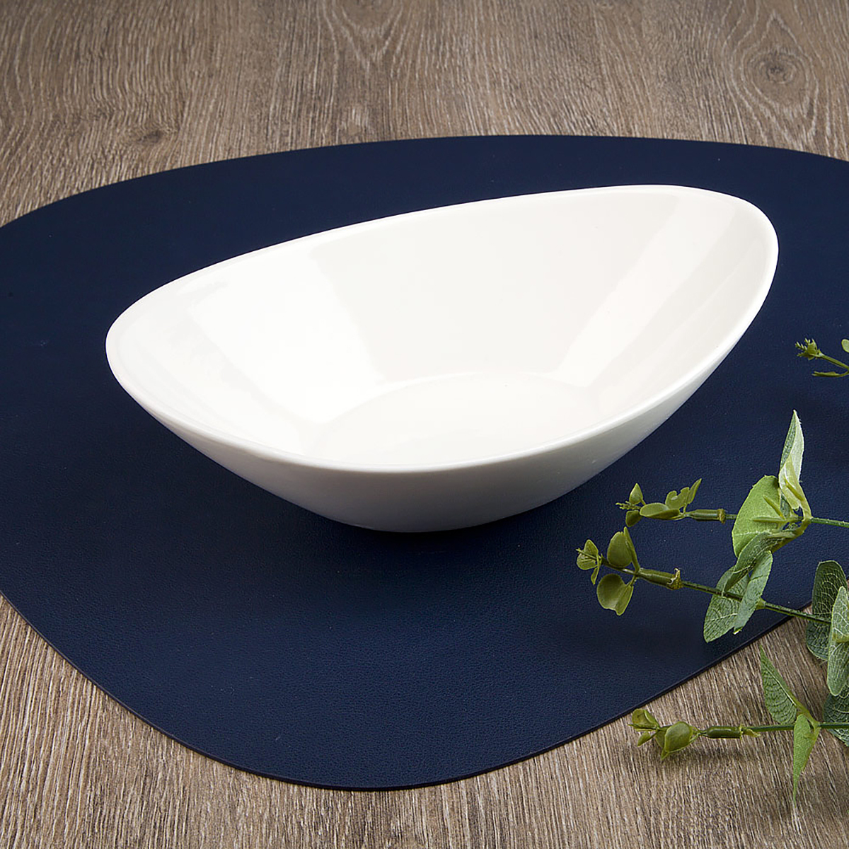 Салатник "маршмеллоу" 23*14*7,5 см, 700 мл, фарфор (1/5/20) "nouvelle home" 0530113