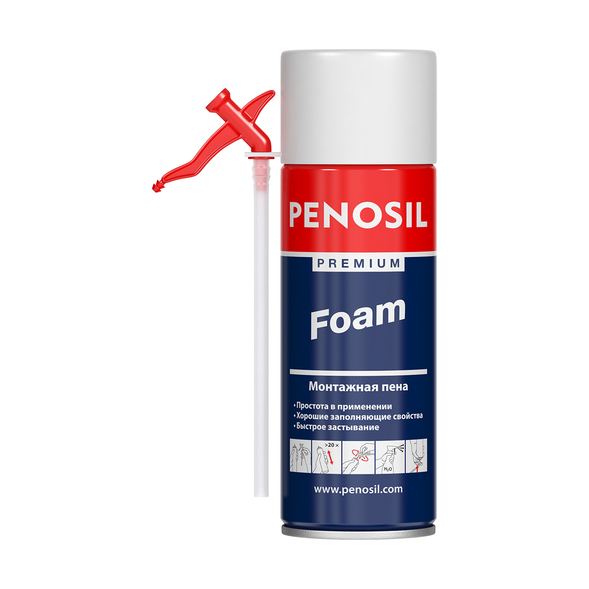 Пена монтажная "penosil premium foam" 340 мл (12)