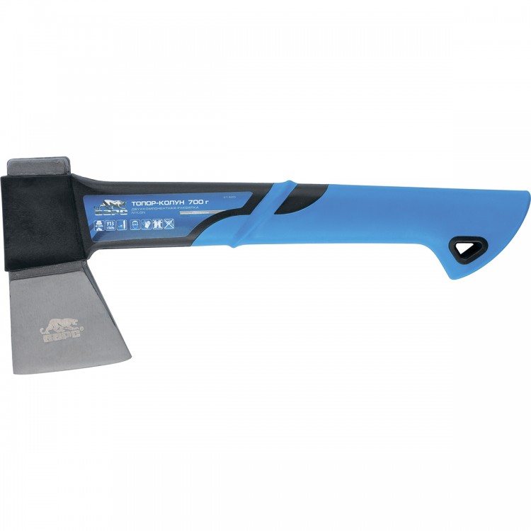Топор-колун, 700 г, двухкомпонентная рукоятка Nylon Барс (21420)