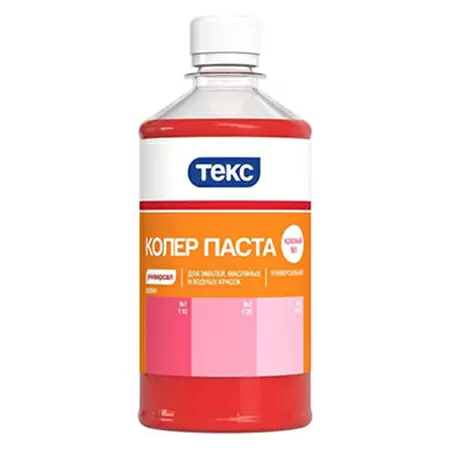 ТЕКС ПАСТА колер паста универсальная, красный №1 (0,1л)