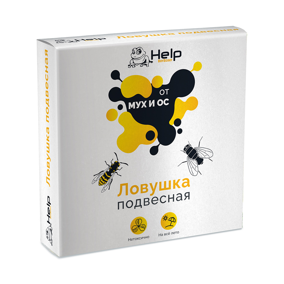 Ловушка для мух подвесная d-19 см, н-33,5 см (1/12) "help" 80104