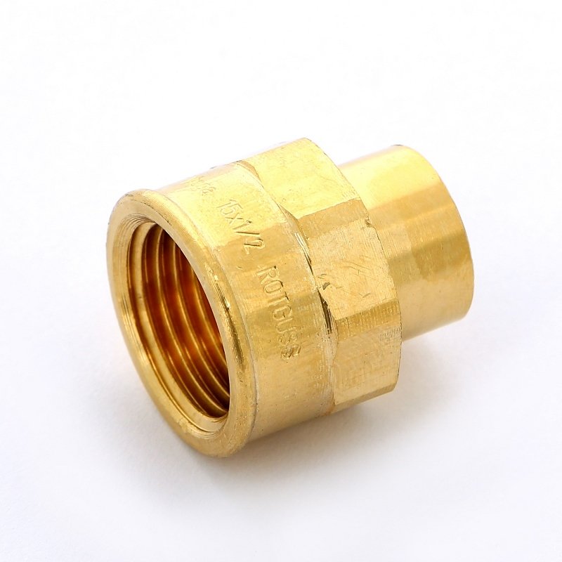 Муфта переходная 15 x 1/2" VIEGA пайка ВР бронза