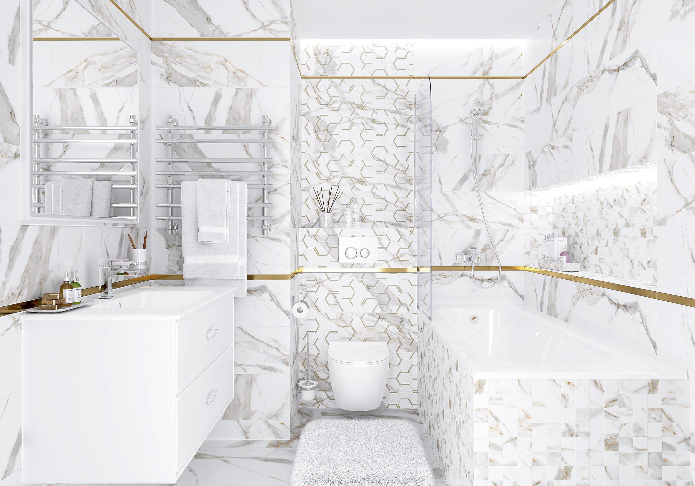 Метал. золото глянцевое 1,50x75