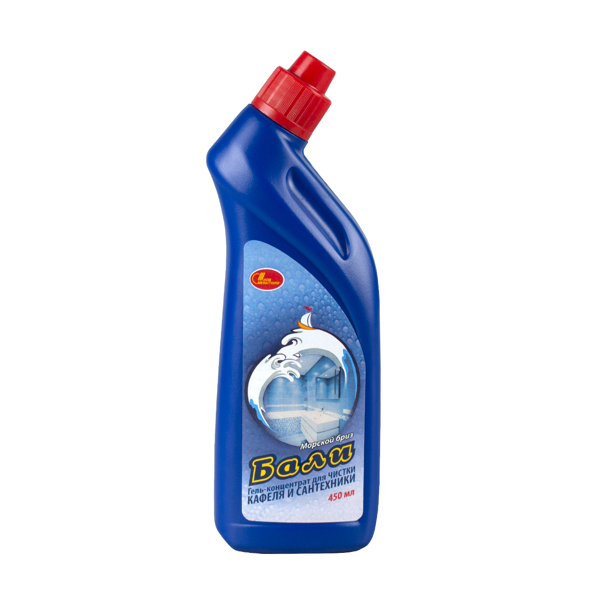 Средство для чистки кафеля и сантехники "бали" морской бриз 0,45 л (12) новбытхим