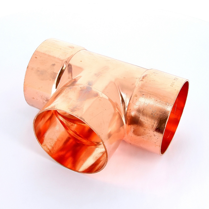 Тройник равнопроходной VIEGA под пайку 108 мм медный