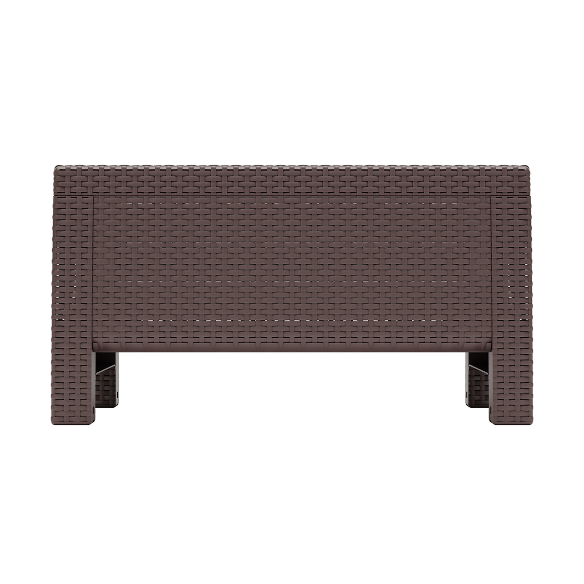 Стол пласт. "ротанг плюс" 765*570*420 мм (венге) (1) "альтернатива" м8420