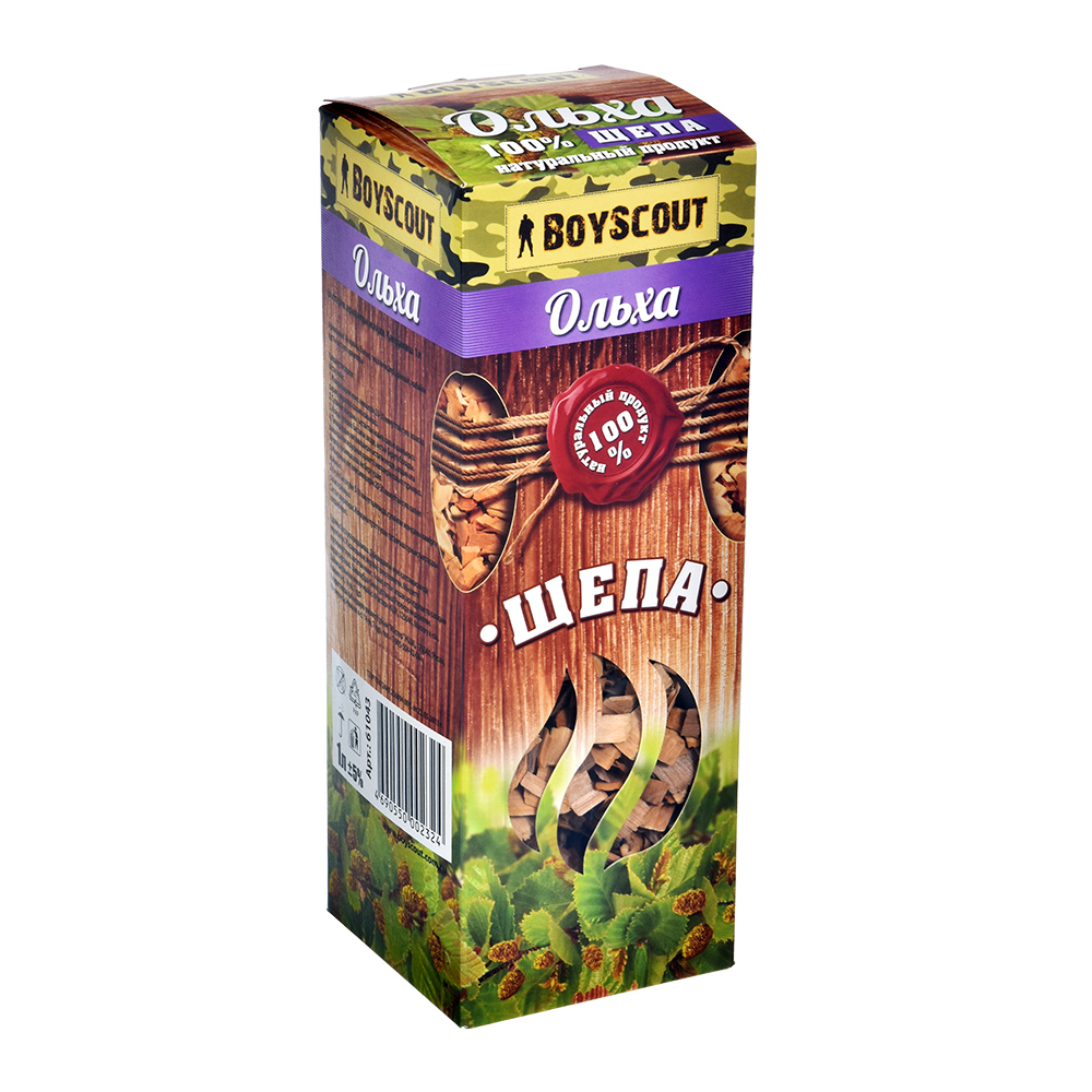 Щепа для копчения (ольха) 1 л (1/25) "boyscout" 61043