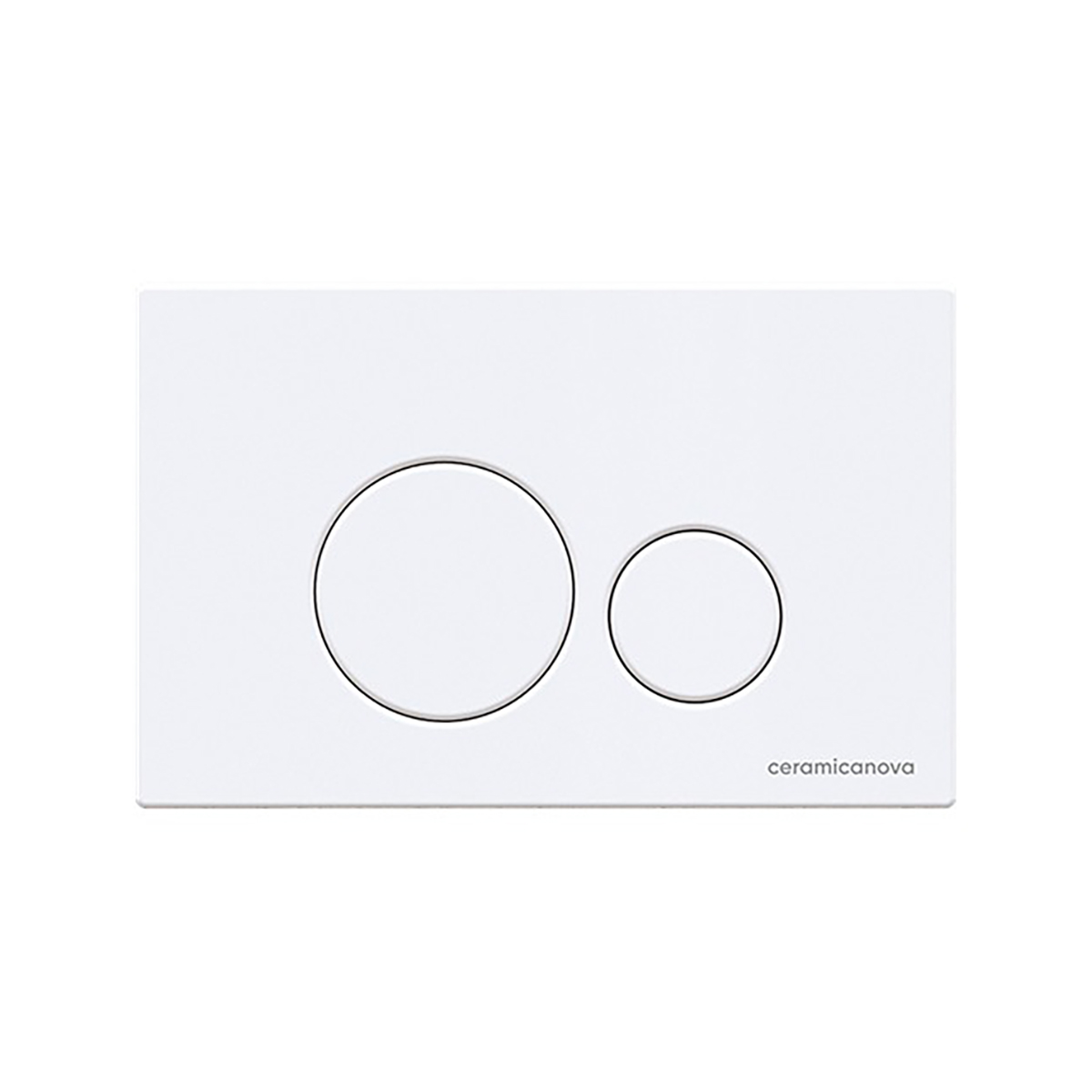 Инсталляция рамная для подвесного унитаза "envision" с кнопкой round (белый) "ceramica nova" cn1001w