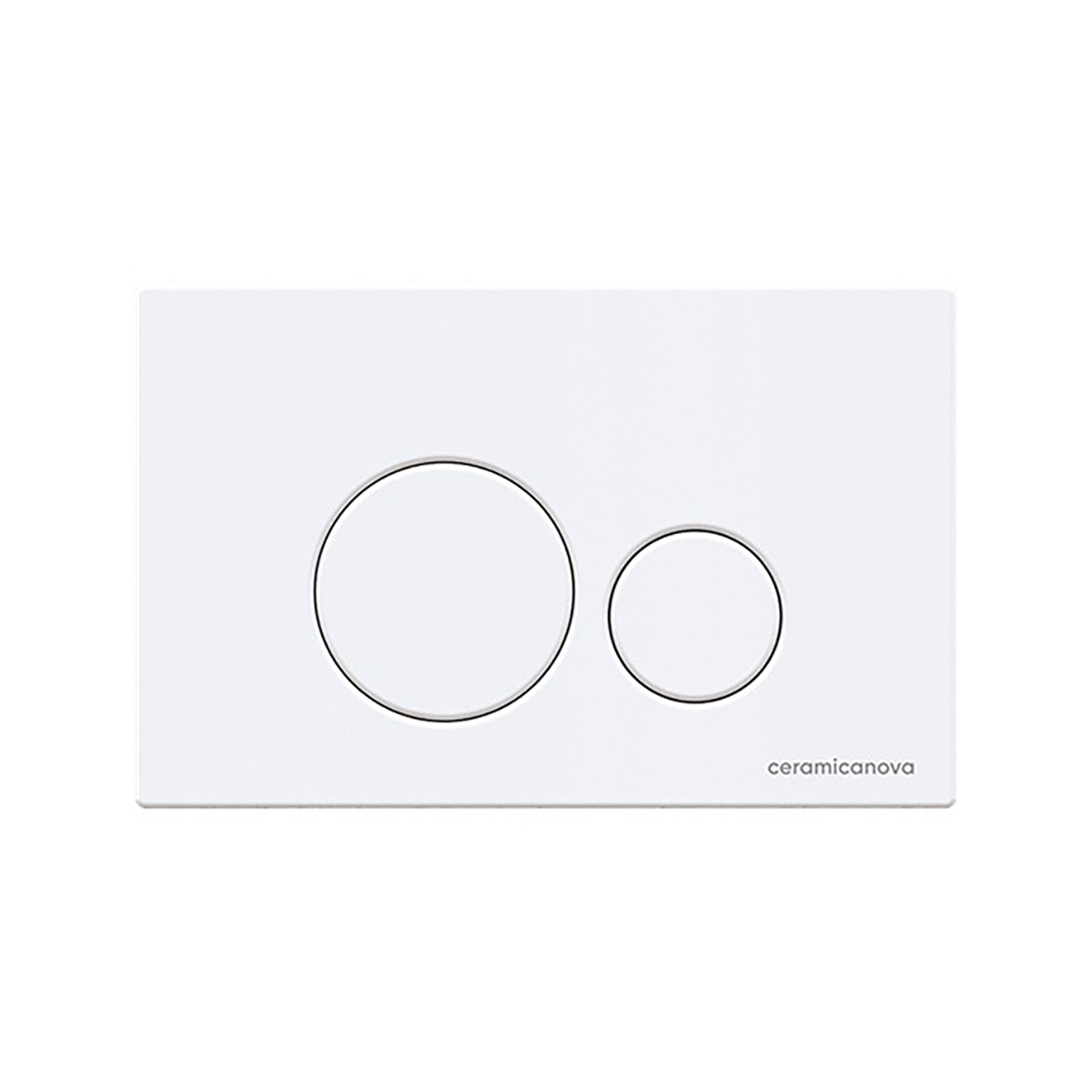 Инсталляция рамная для подвесного унитаза "envision" с кнопкой round (белый) "ceramica nova" cn1001w