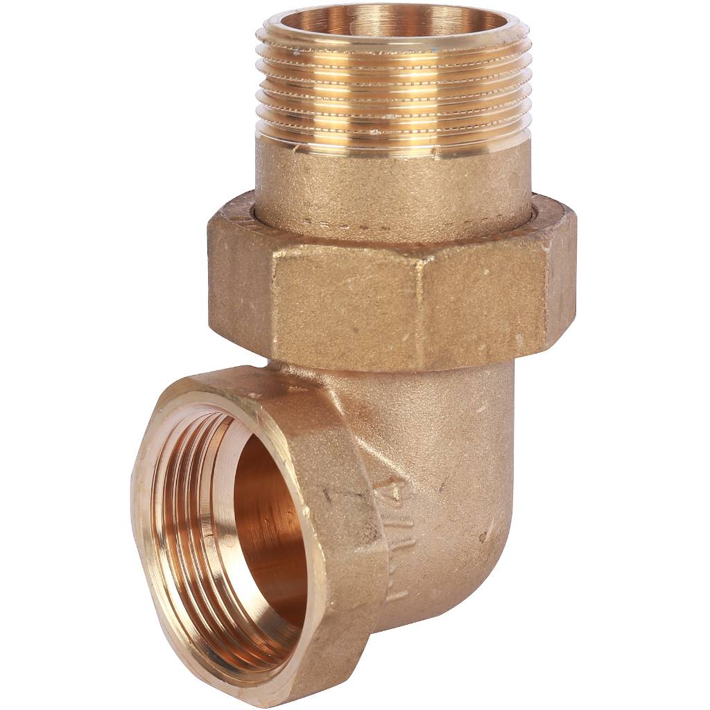 Американка угловая ВН 1"1/4 латунь STOUT прокладка O-ring