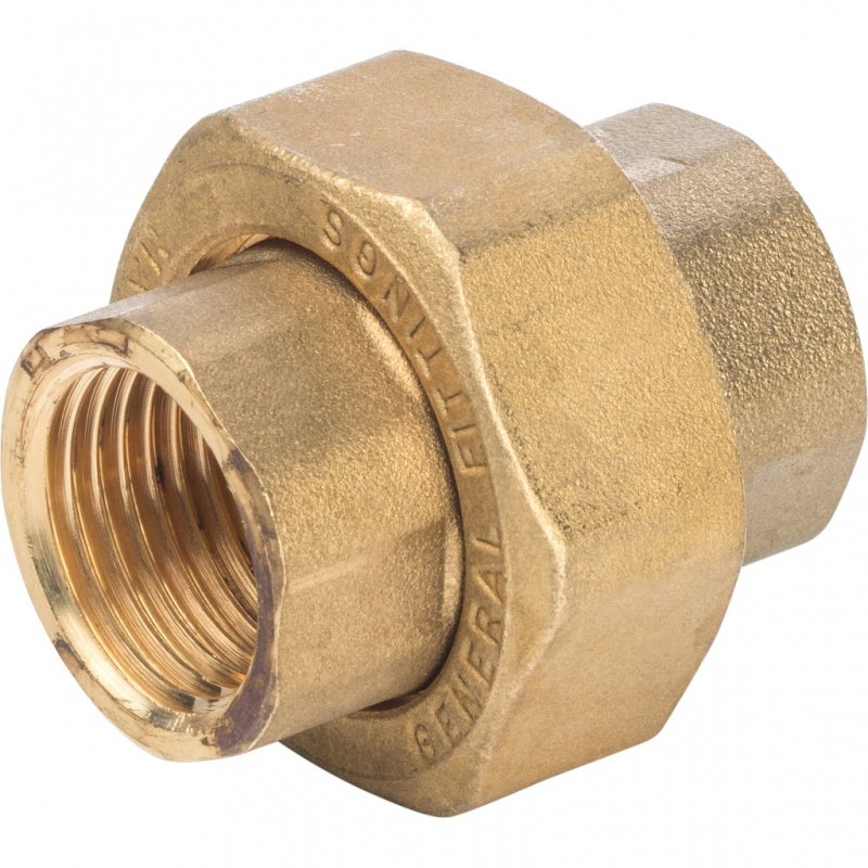 Американка ВР 1/2" латунь STOUT уплотнение конус