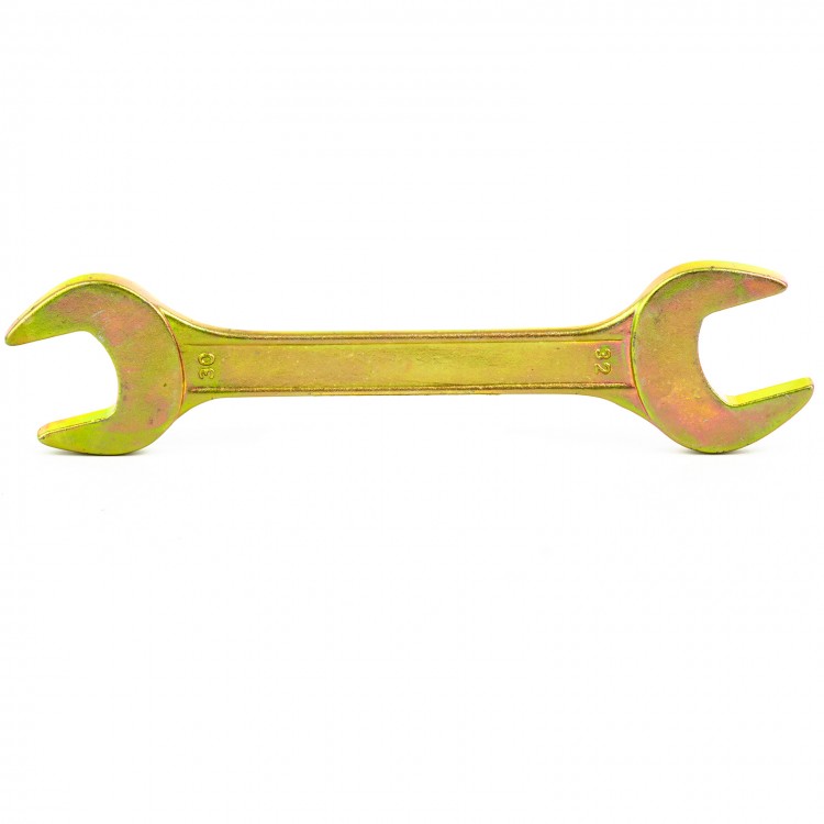 Ключ рожковый, 30 х 32 мм, желтый цинк Сибртех (14315)